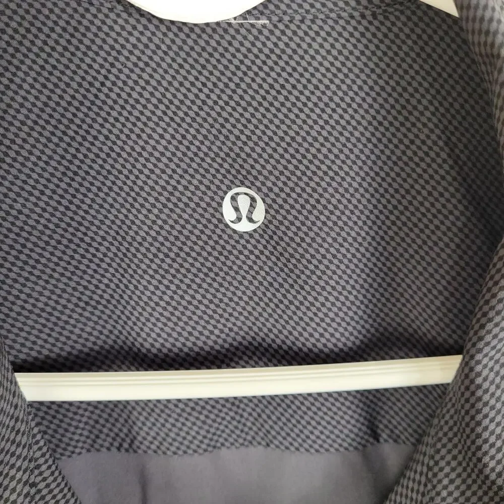 Lululemon Pace Jacket reversible full zip black windbreaker Size Large Active